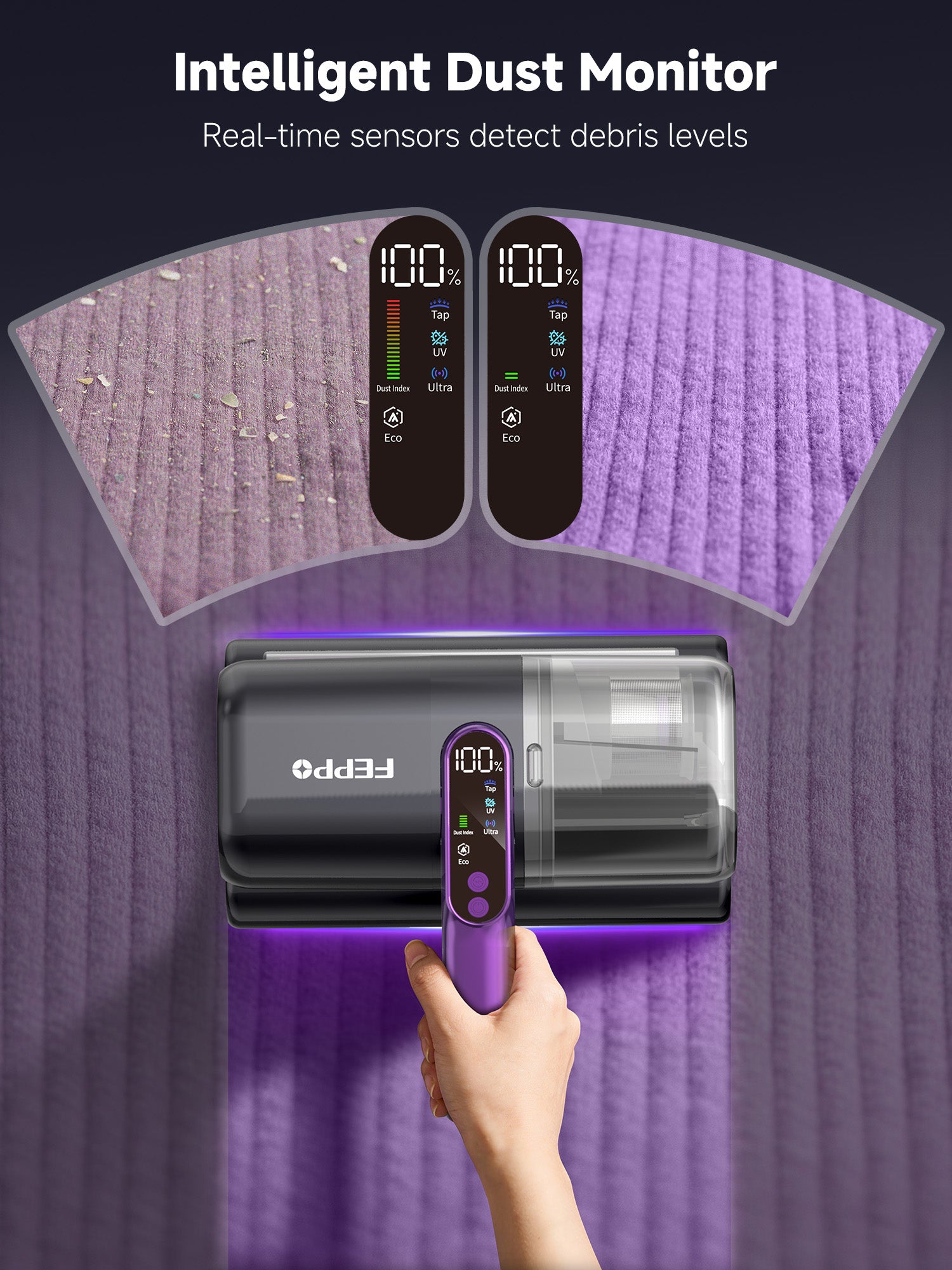 FEPPO Cordless Mattress Vacuum Cleaner