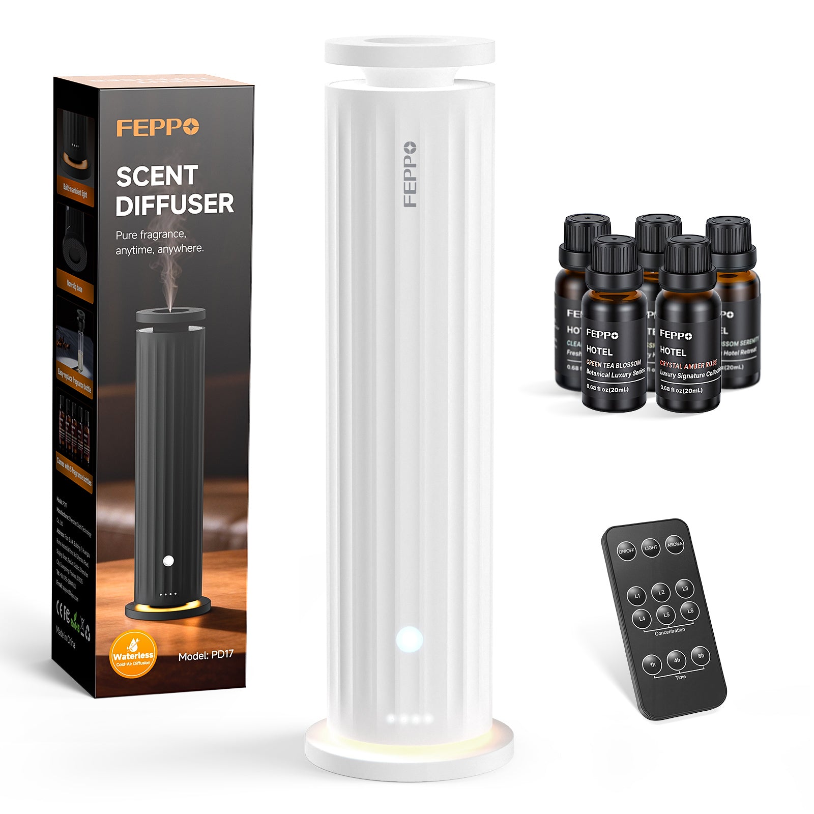 FEPPO Waterless Cold Air Aroma Diffuser Kit