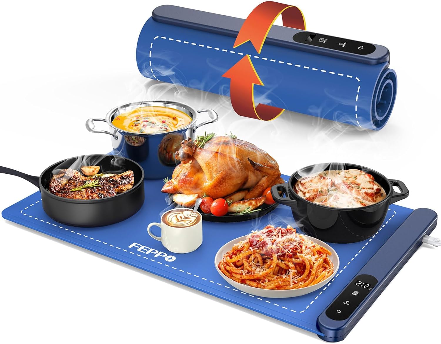FEPPO Warming Mat GEN2 Graphene Fast Full Surface Electric Warming Tray - FEPPO