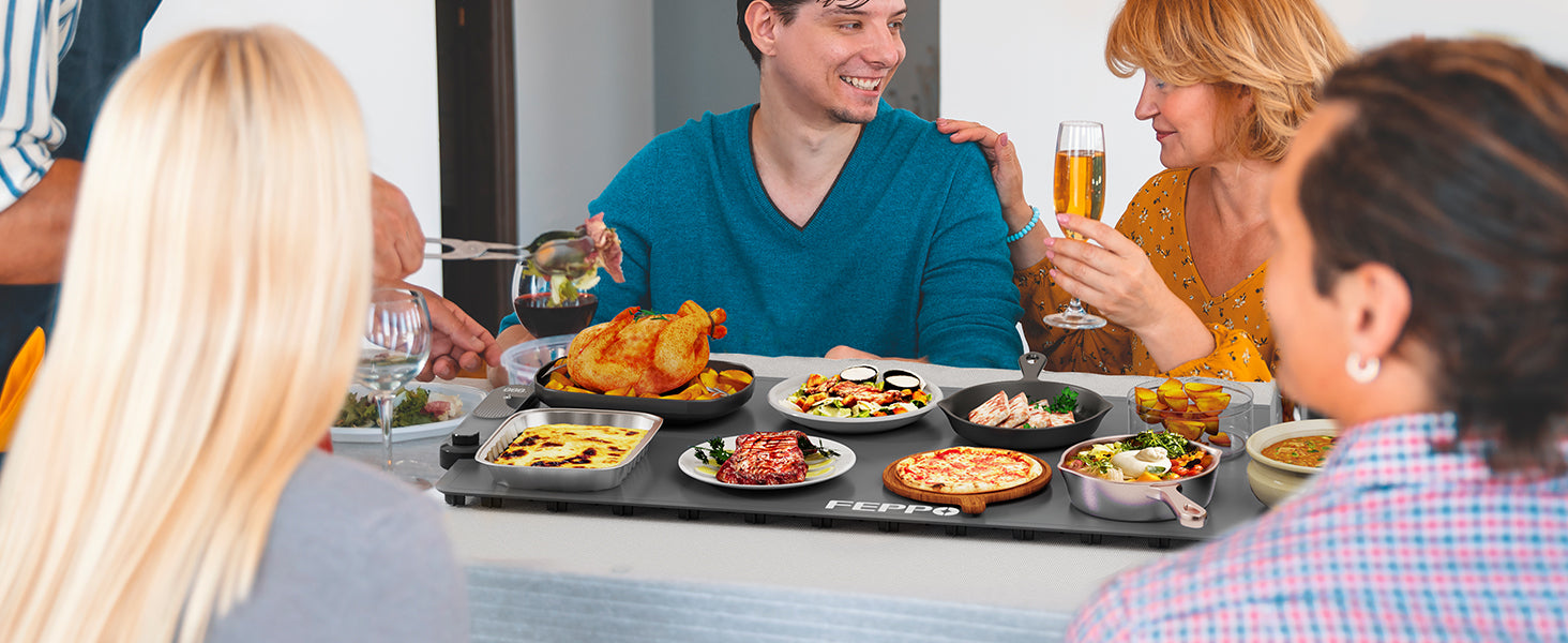 FEPPO Food Warming Mat——Stop Serving Cold Food!