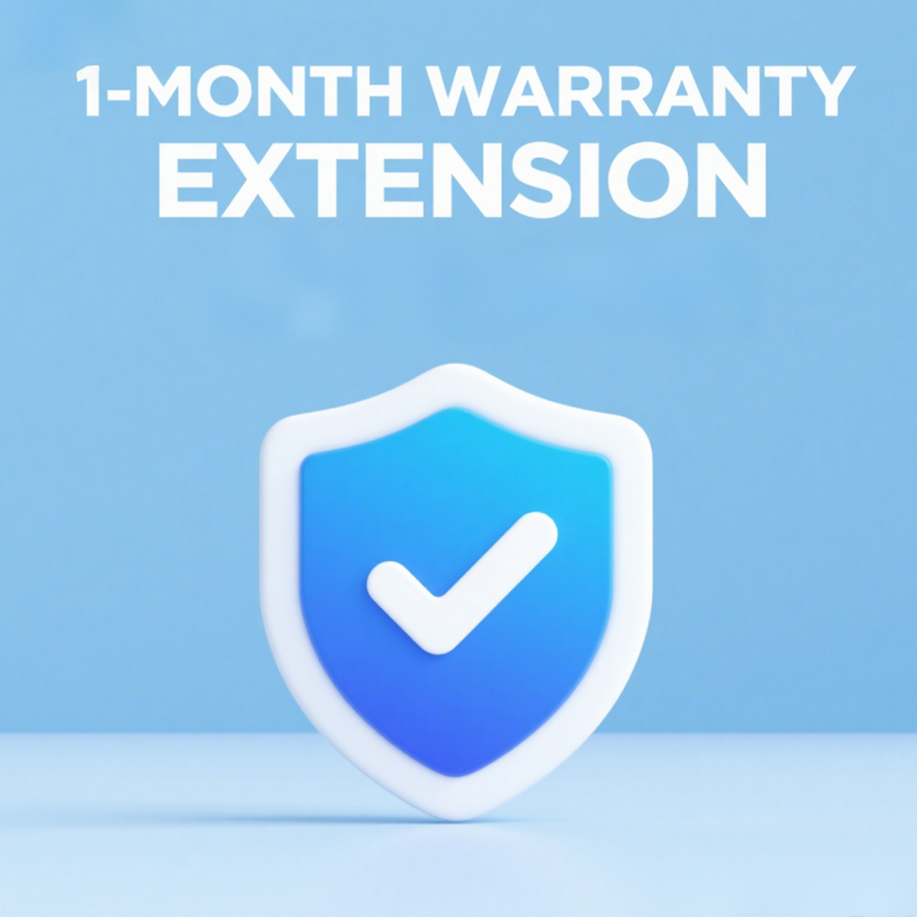 Extended warranty period by 30 days of service