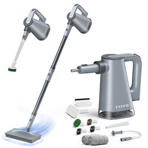 FEPPO 2-in-1 Steam Mop with Detachable Handheld Cleaner