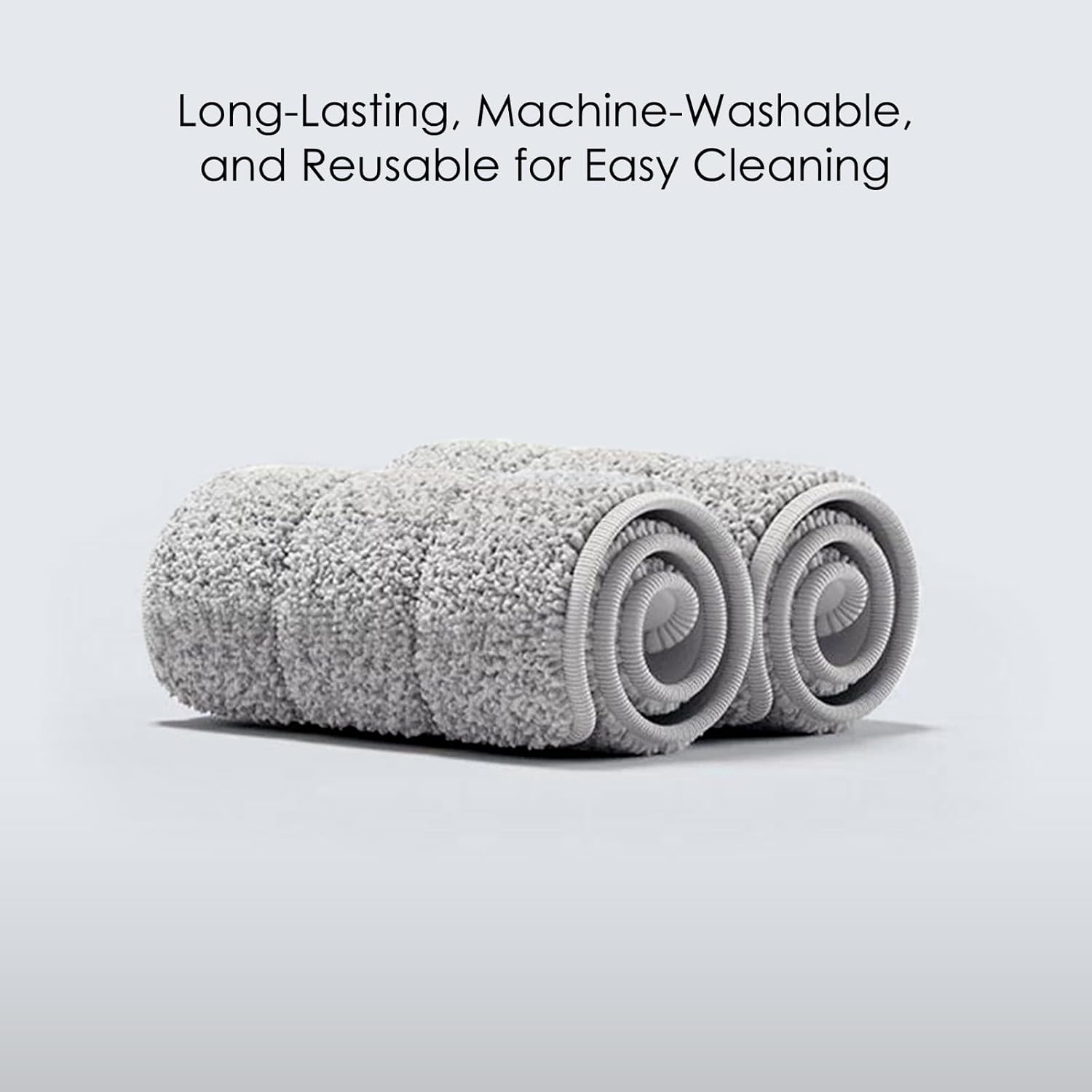 2 Pack - FEPPO Universal Steam Mop Replacement Microfiber Pads, compatible with FEPPO Steam Mop & Most steam mops - Washable, Durable Pads for Floors, Hardwood, Tile
