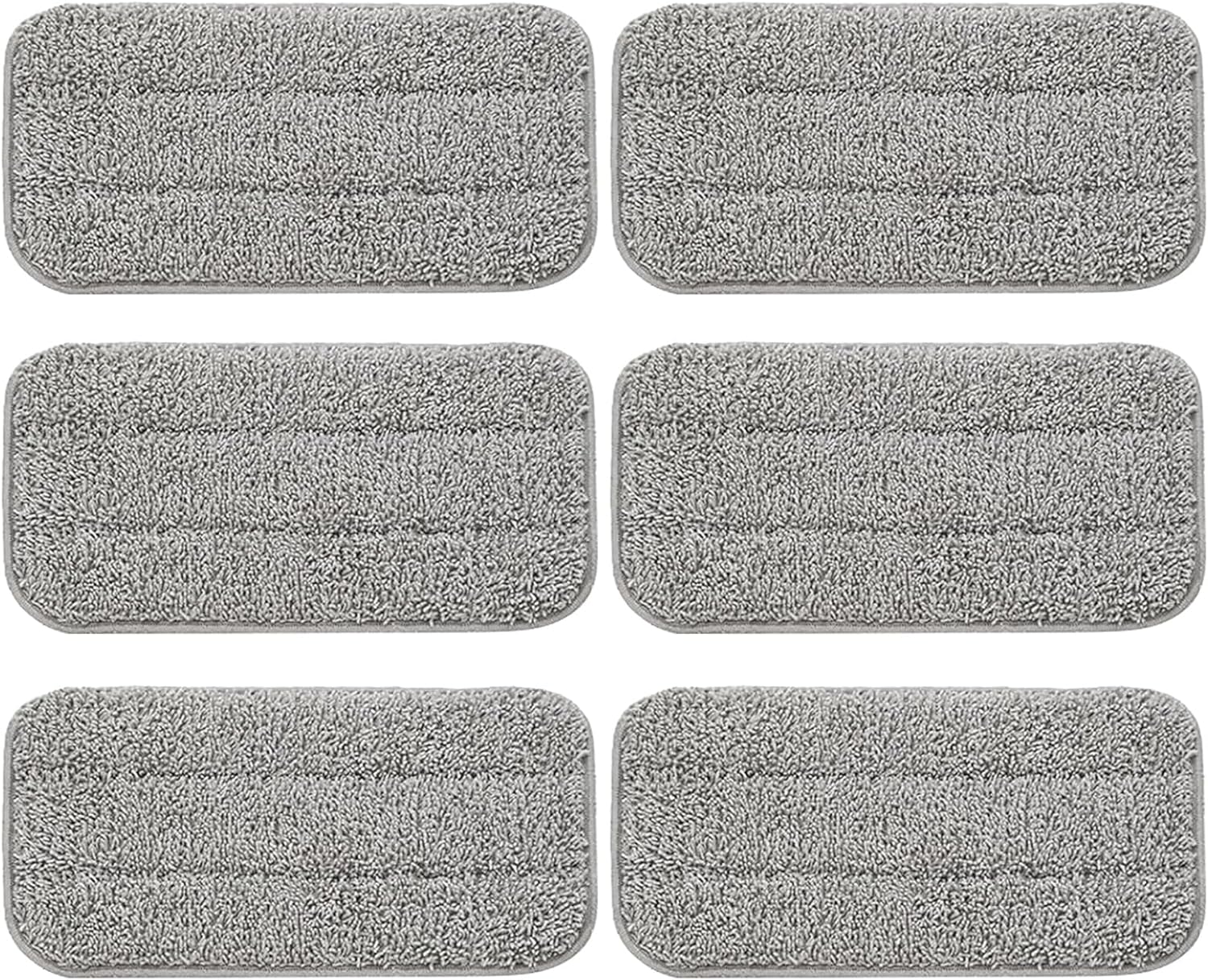 2 Pack - FEPPO Universal Steam Mop Replacement Microfiber Pads, compatible with FEPPO Steam Mop & Most steam mops - Washable, Durable Pads for Floors, Hardwood, Tile
