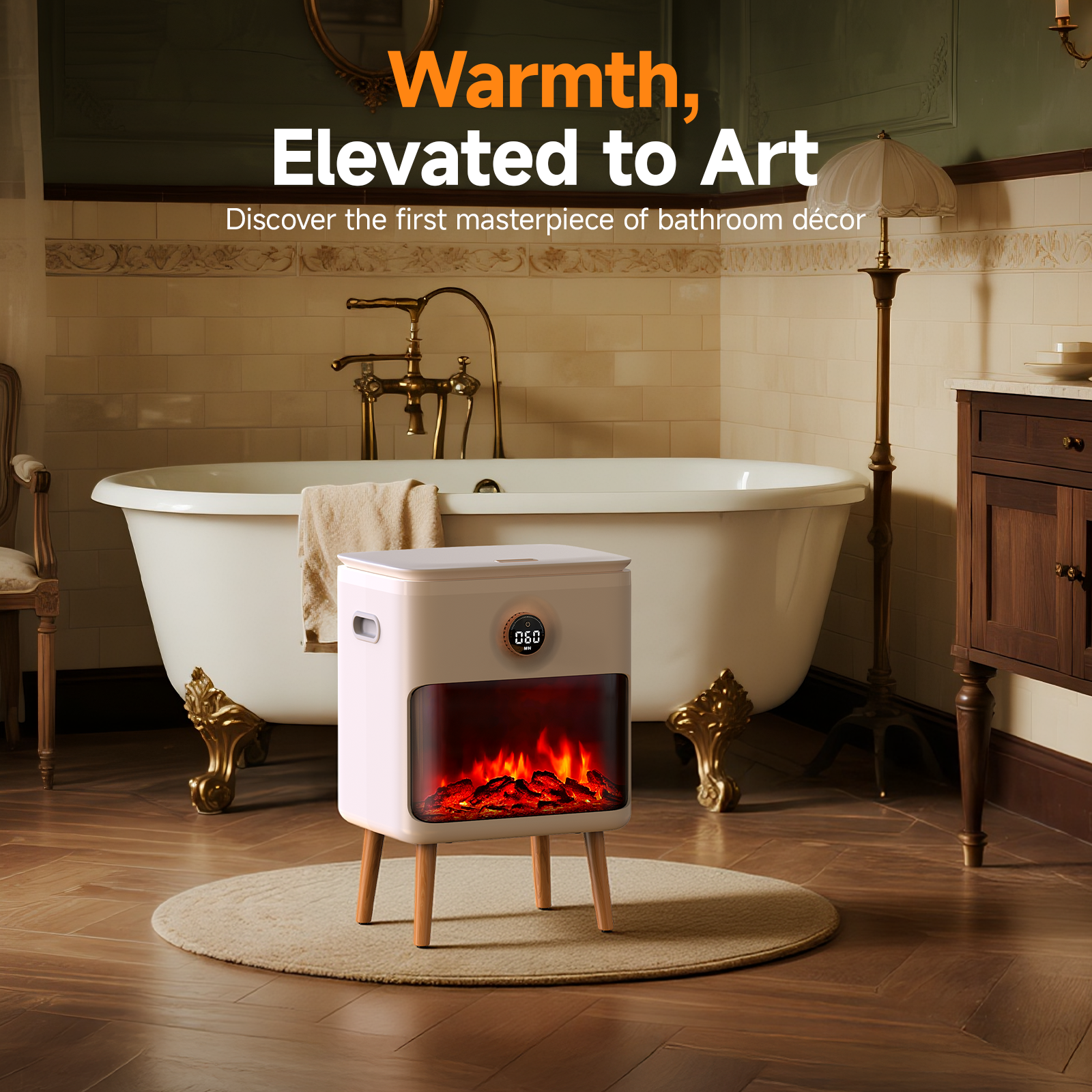 Large Heated Towel Warmer Bucket