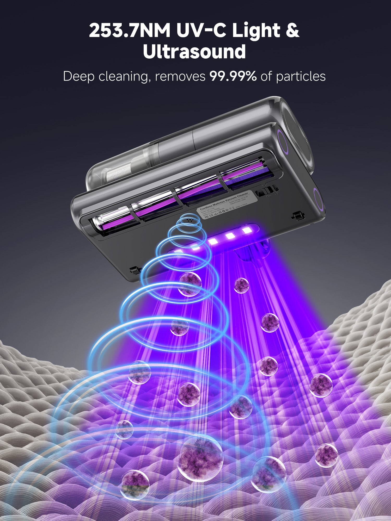 FEPPO Cordless Mattress Vacuum Cleaner