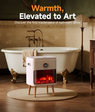 Feppo Large Heated Towel Warmer Bucket, warmth, elevated to art