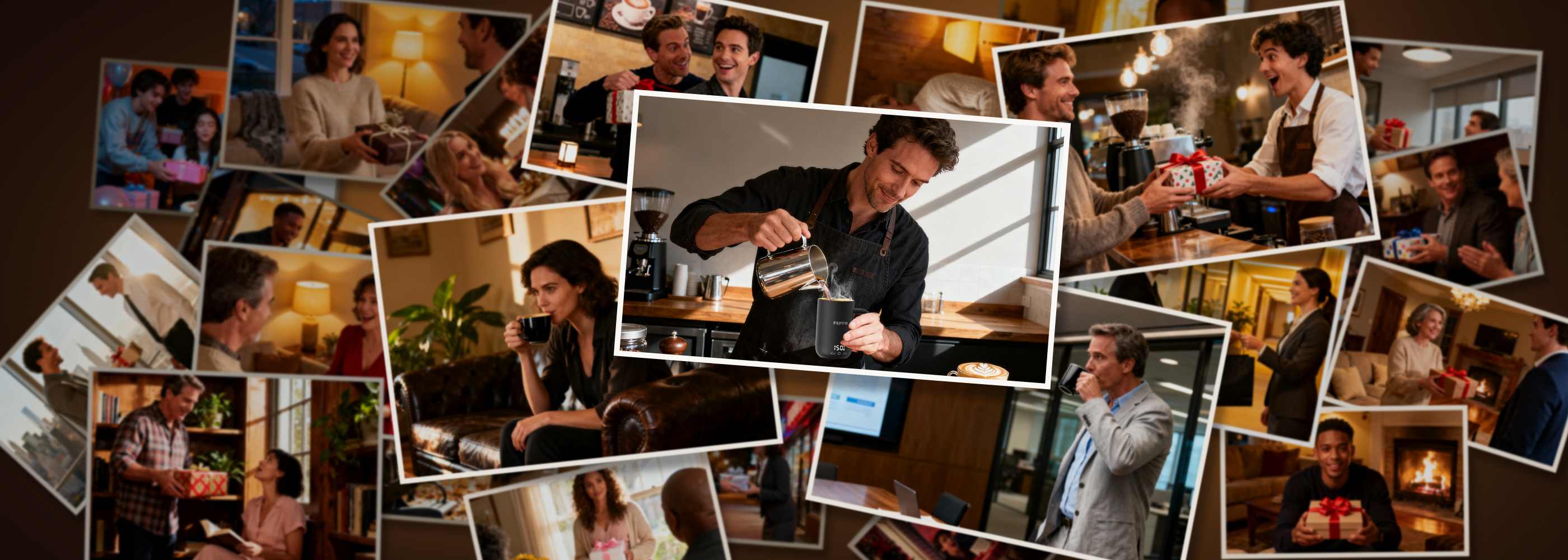 Feppo Temperature Control Heated Coffee Mug, best gift idea for friend, family