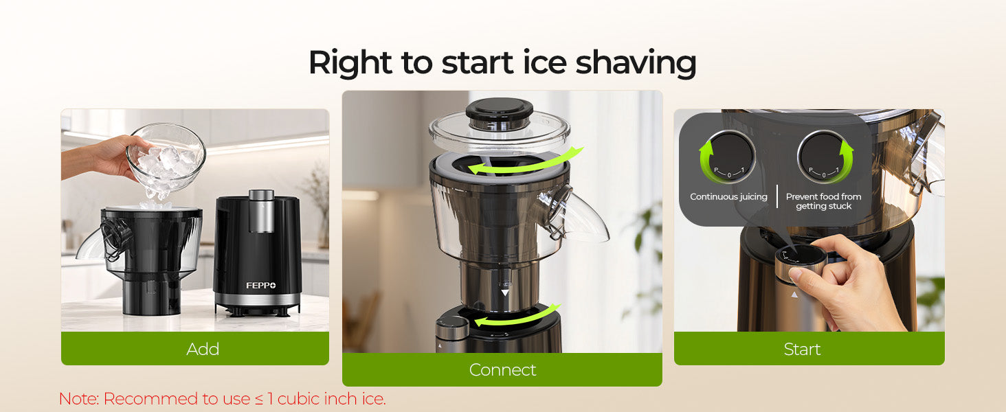 Ice Shaving Steps