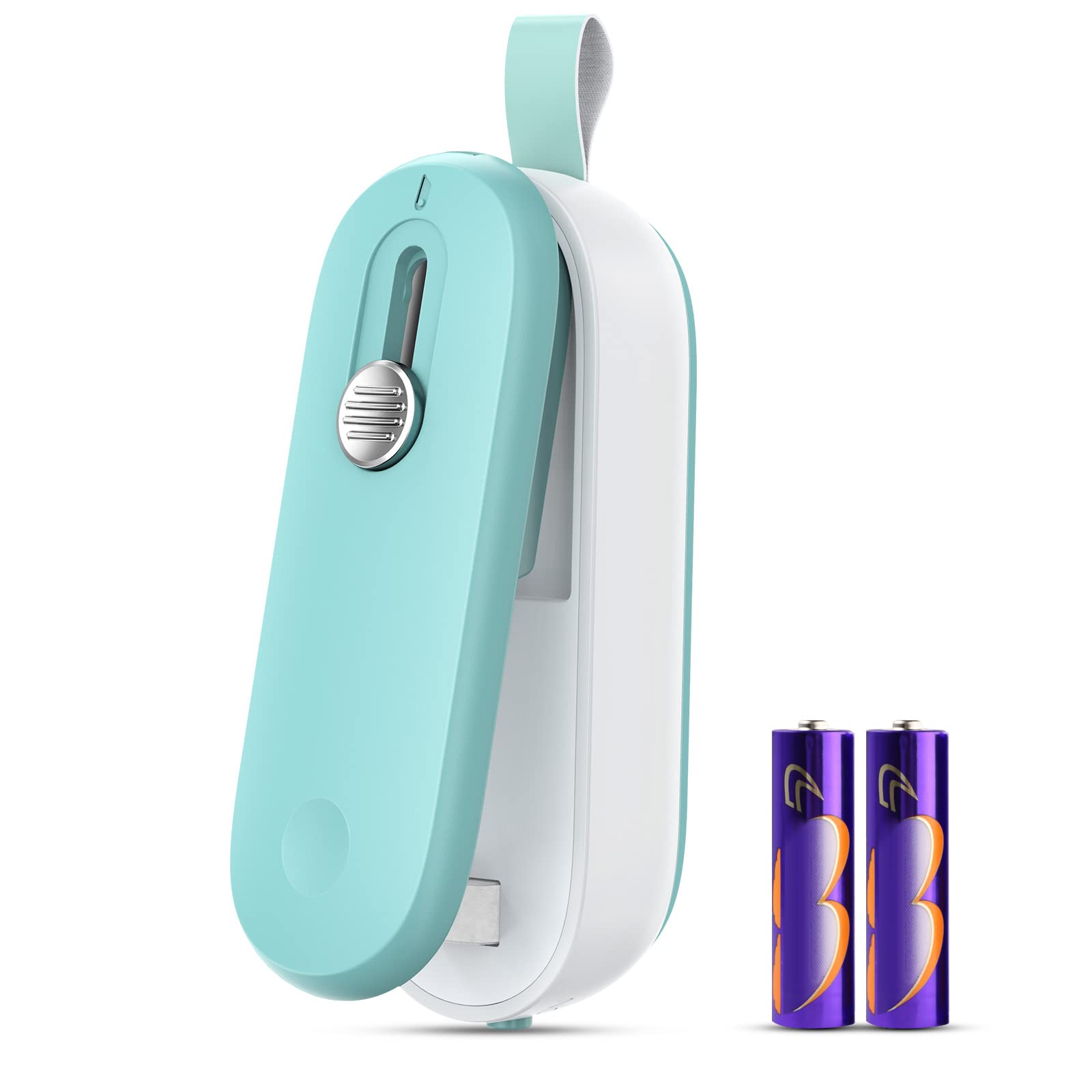 FEPPO 2-in-1 Mini Bag Sealer with Cutter – Portable Heat Resealer for Chips, Plastic & Snack Bags, Batteries Included - FEPPO